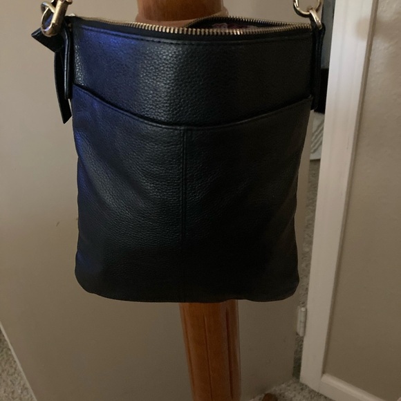 Kooba Underestimated Black Leather Quality Mid Lux Crossbody Bag - Picture 2 of 4